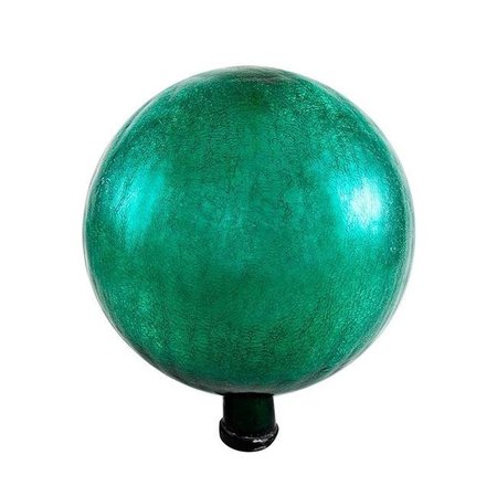 PIAZZA 12 in. Gazing Globe - Emerald Green PI31893